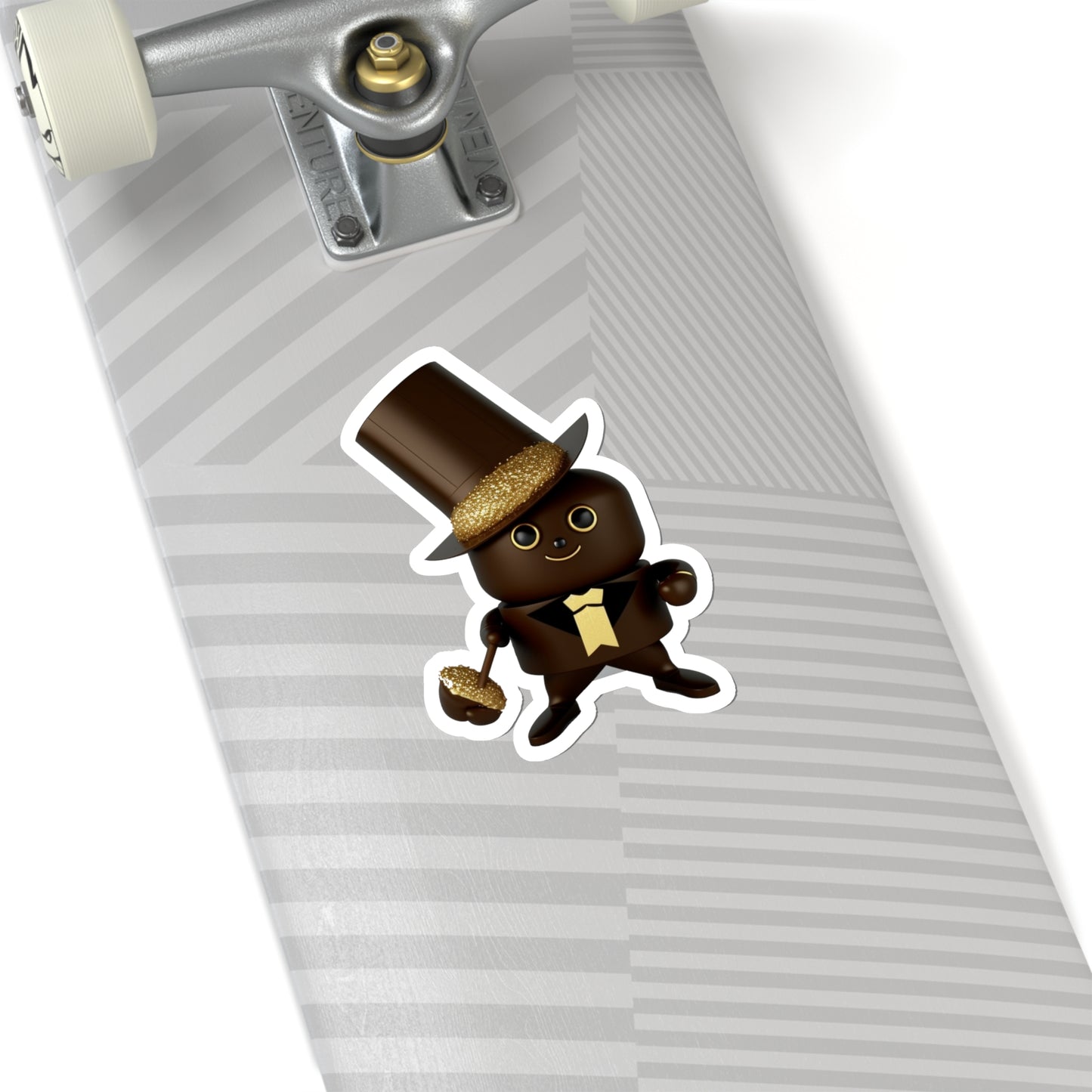 ChocoHero: The Sweetest Superhero Sticker!