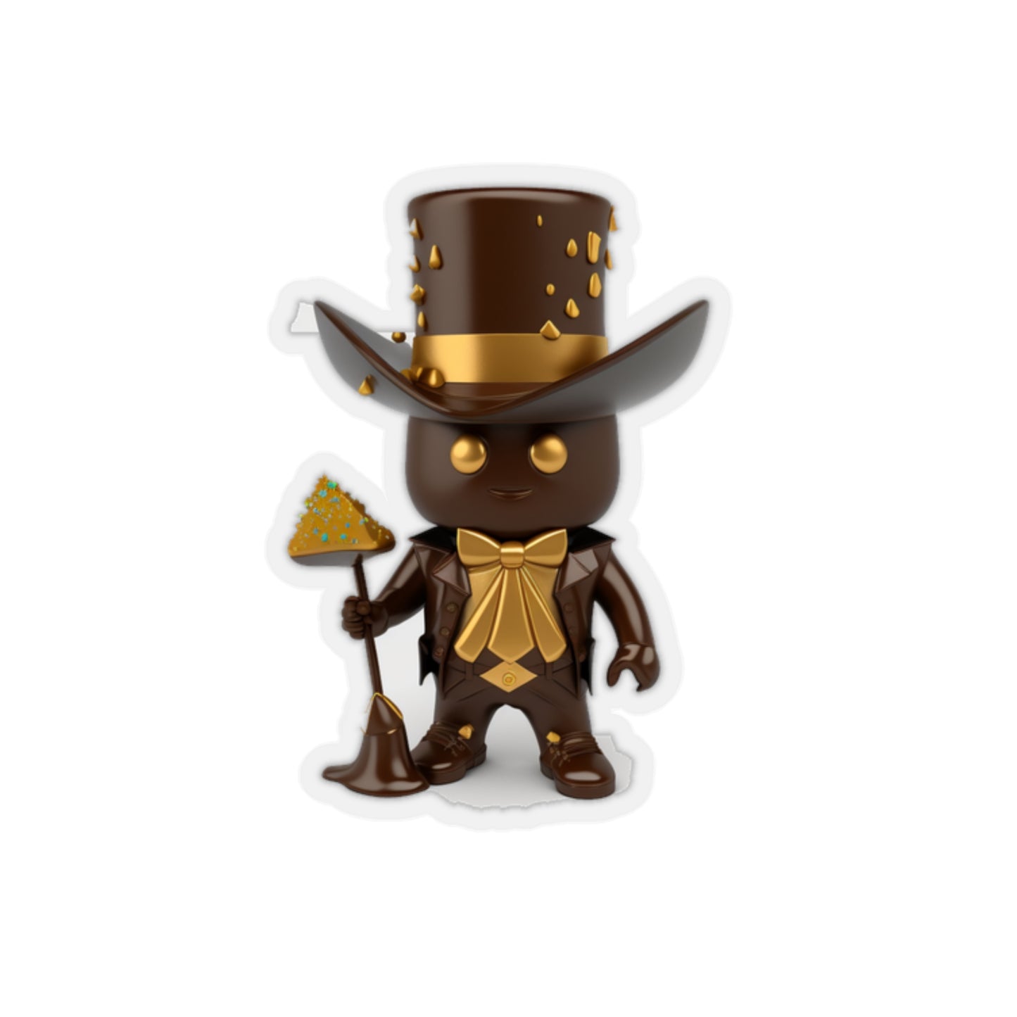 ChocoHero: The Deliciously Decadent Superhero Sticker!