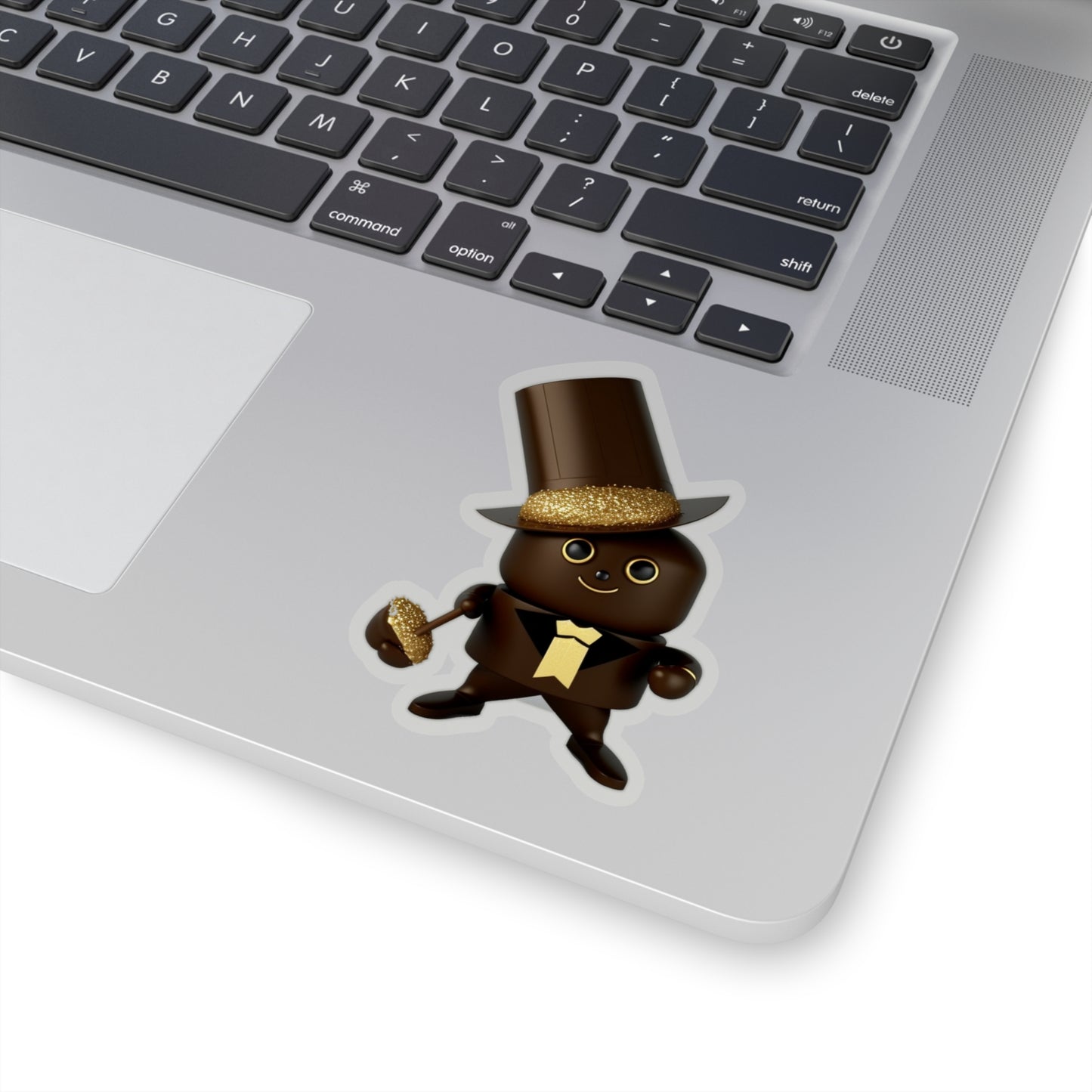ChocoHero: The Sweetest Superhero Sticker!