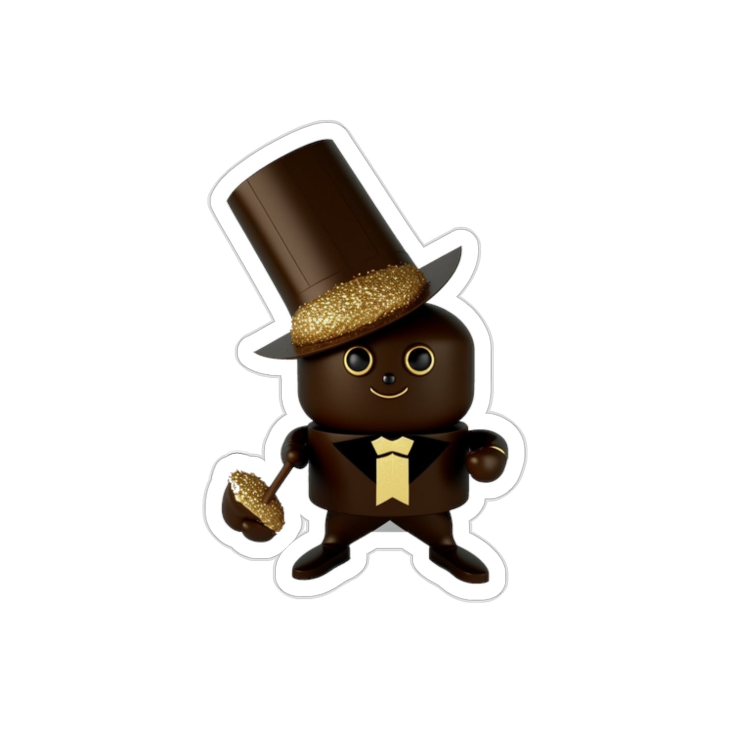 ChocoHero: The Sweetest Superhero Sticker!