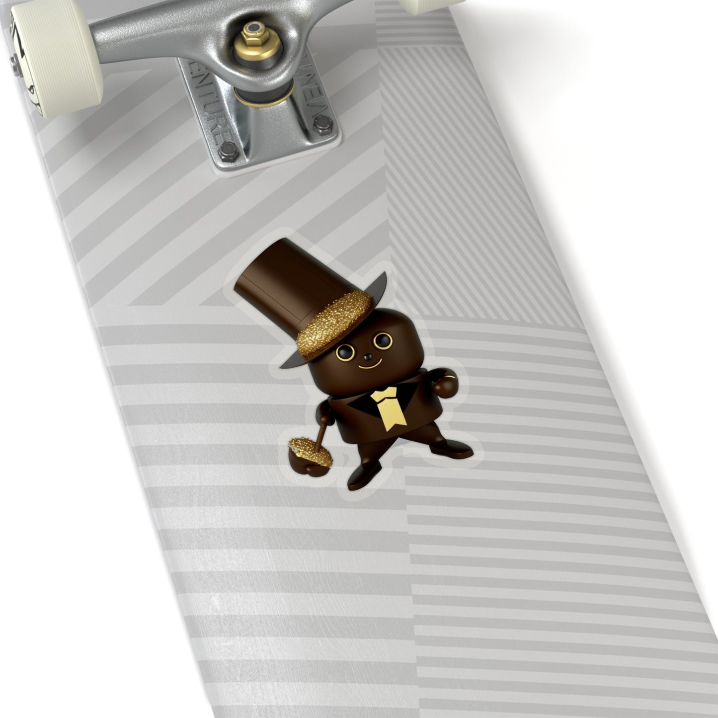 ChocoHero: The Sweetest Superhero Sticker!