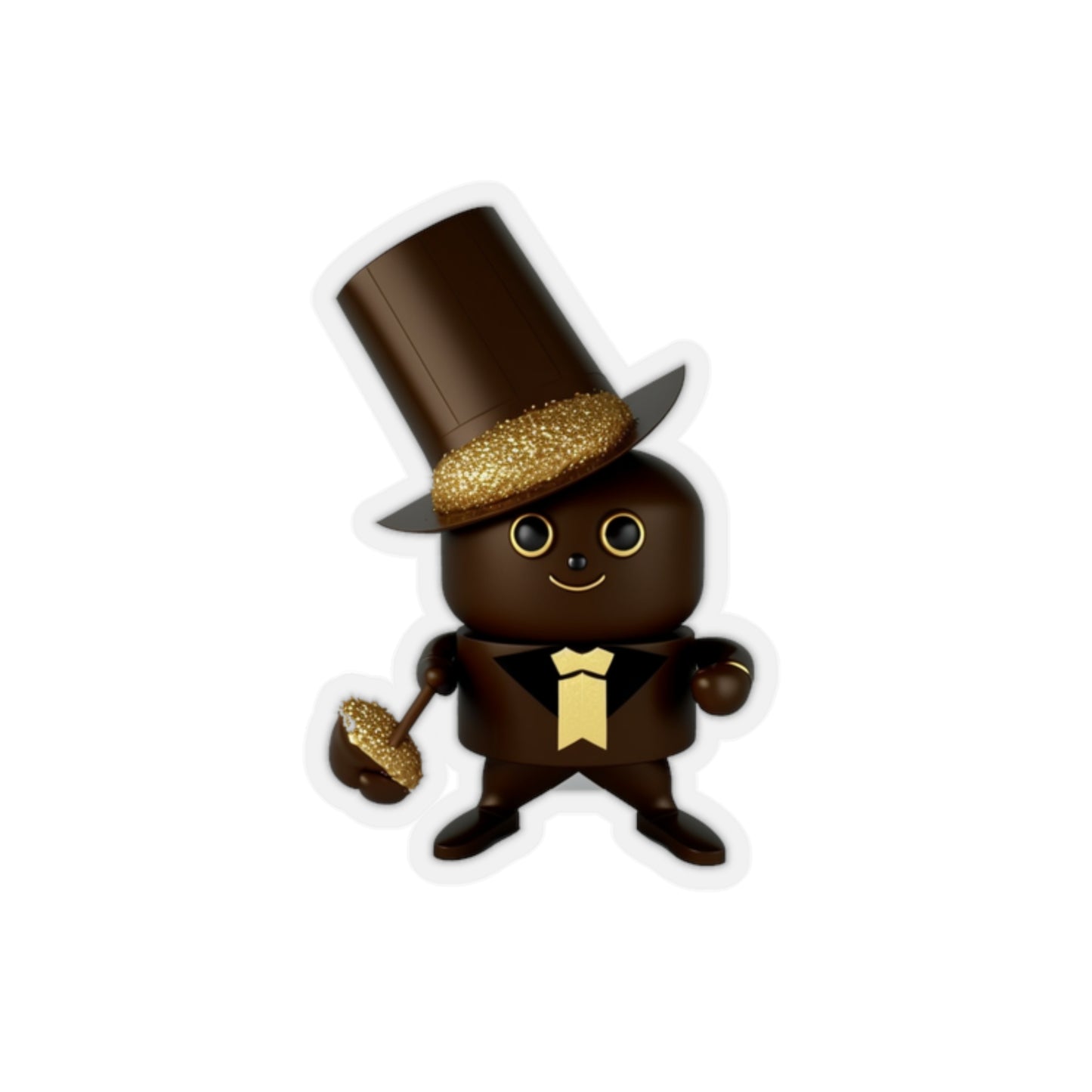 ChocoHero: The Sweetest Superhero Sticker!